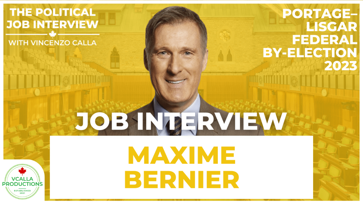 Job Interview with Maxime Bernier, People’s Party of Canada&nbsp;Leader