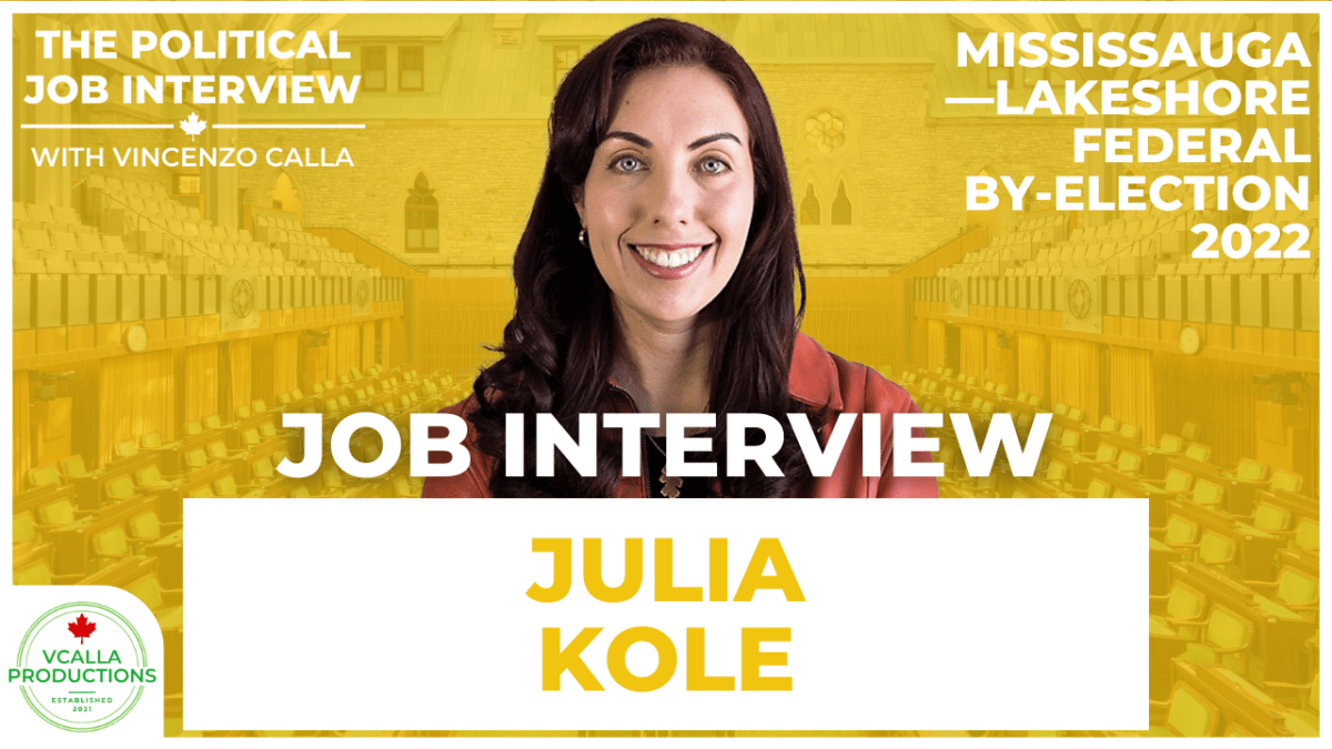 Job Interview with Julia Kole, Mississauga—Lakeshore NDP&nbsp;Candidate